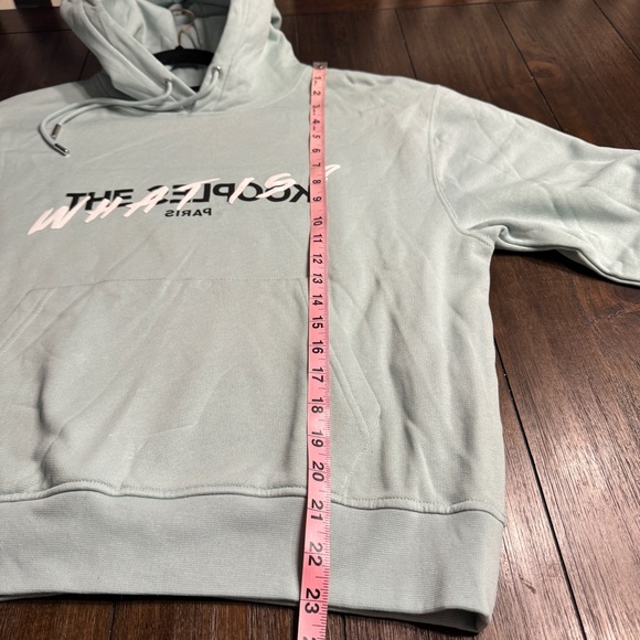 THE KOOPLES Paris Graphic Logo Hoodie Sage Green EU 1 Made in Portugal NWT - Picture 4 of 10